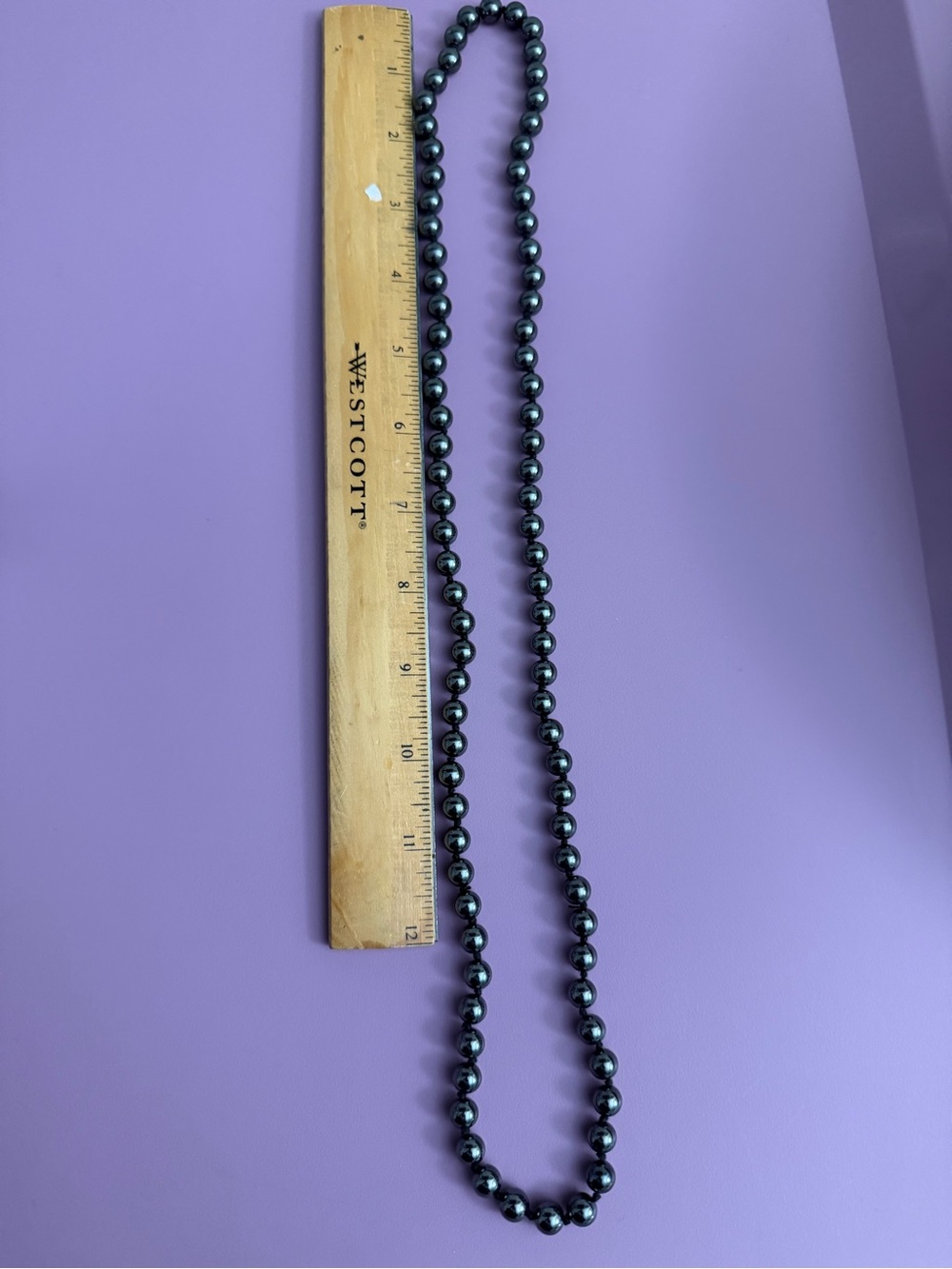 Classic Black Pearl onyx Bead Necklace - Women Accessories